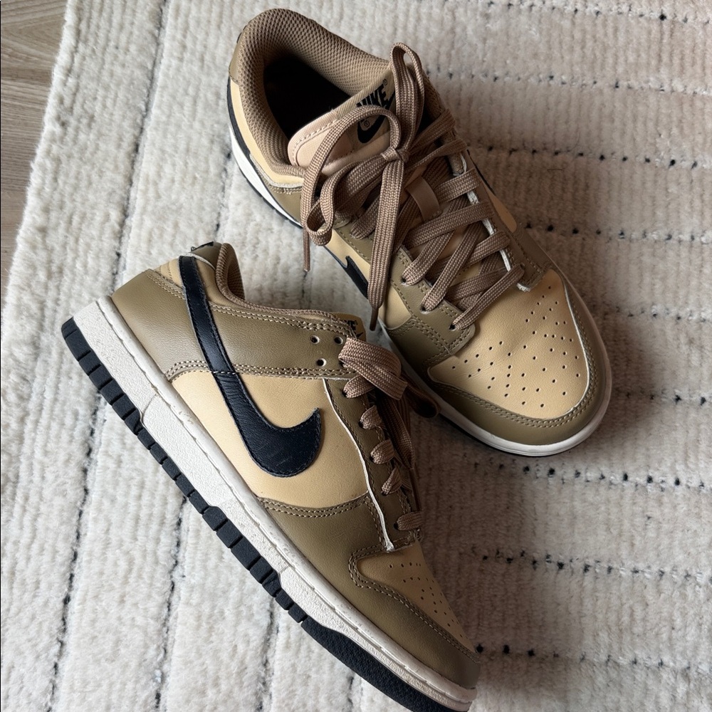 Nike Desert Black and Tan Dunk Low
